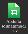 Файл CSV Файл CSV